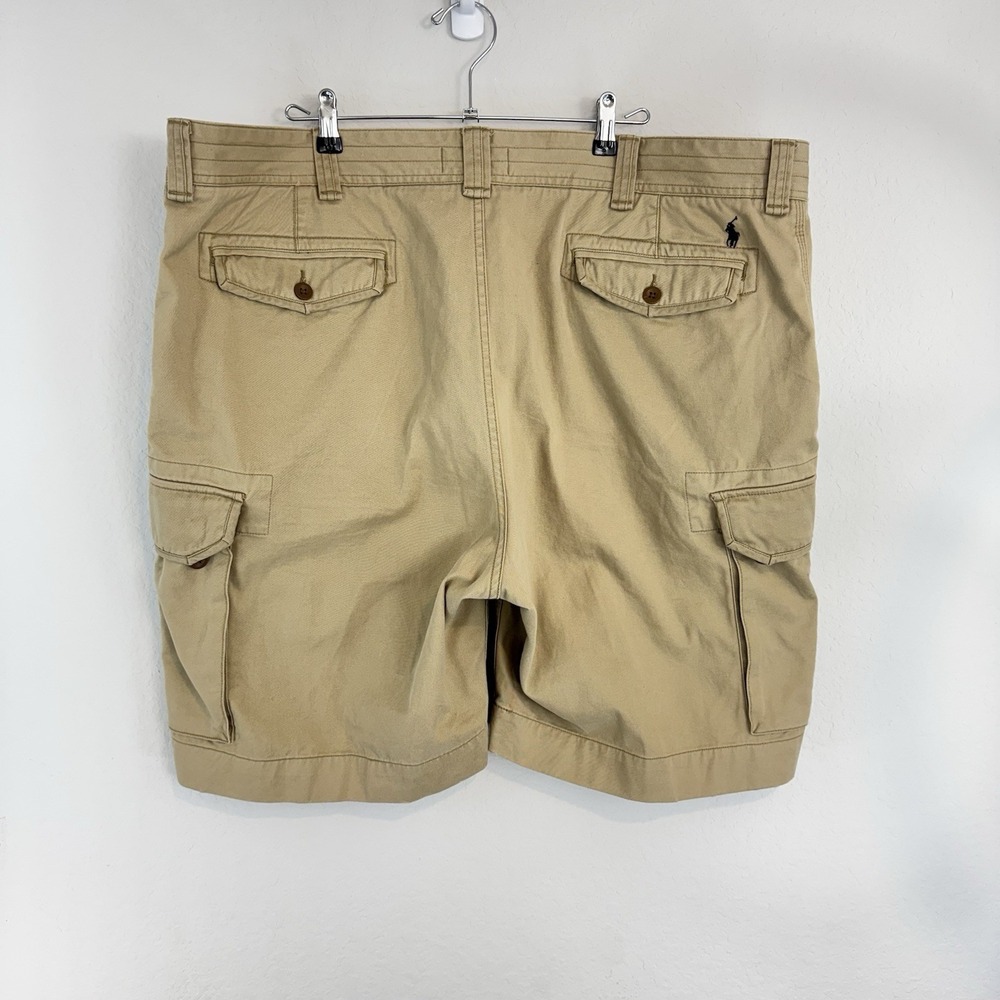 Polo Ralph Lauren Cargo Shorts Utility Khaki Men's 48B Casual Summer‎ - Picture 2 of 7